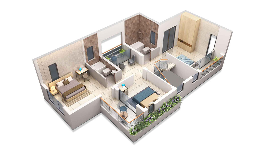 4BHK Bungalows in Kolkata-Alpine